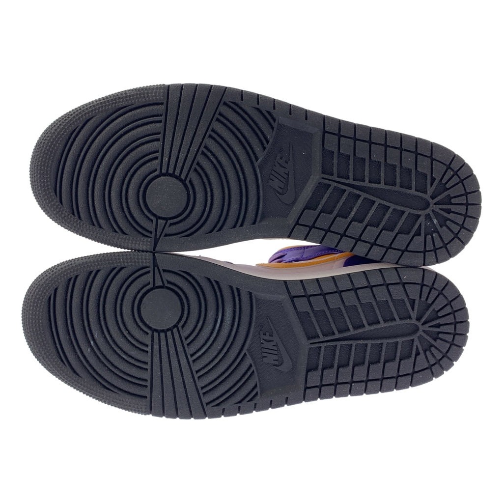 NIKE / ナイキ | AIR JORDAN 1 MID Lakers エアジョーダン ハイカット スニーカー | 27 | メンズ