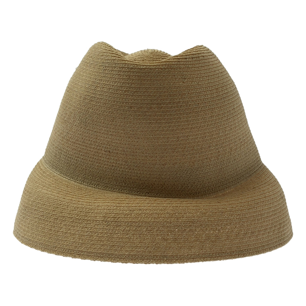 【미품】 Mame Kurogouchi / 마메쿠로고우치 | × KIJIMA TAKAYUKI / Blade Top Crown Cloche Hat 린넨 크로쉐 모자 | 56 | 베이지 | 여성