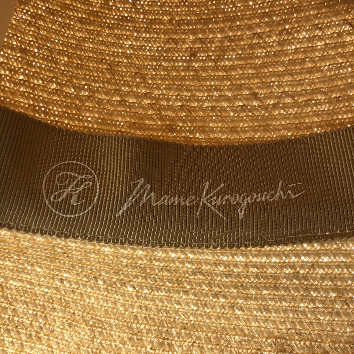 [品相良好] 黑河內真 / 黑河內真 | × KIJIMA TAKAYUKI / 刀片頂部皇冠鐘形帽亞麻鉤針帽 | 56 | 56米色|女性的