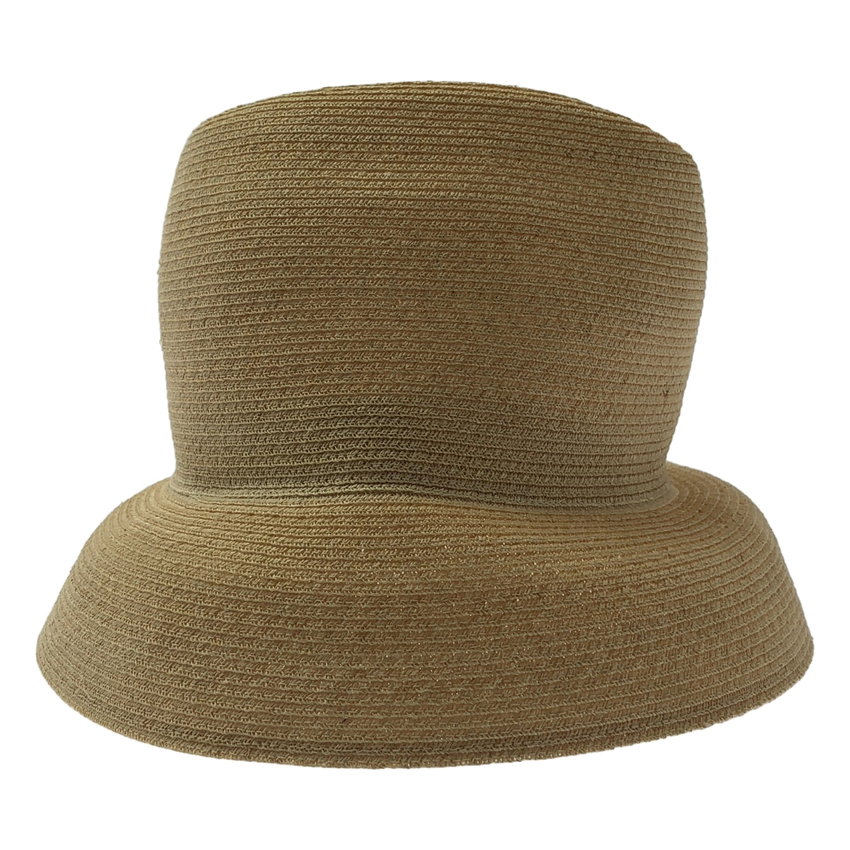 [品相良好] 黑河內真 / 黑河內真 | × KIJIMA TAKAYUKI / 刀片頂部皇冠鐘形帽亞麻鉤針帽 | 56 | 56米色|女性的