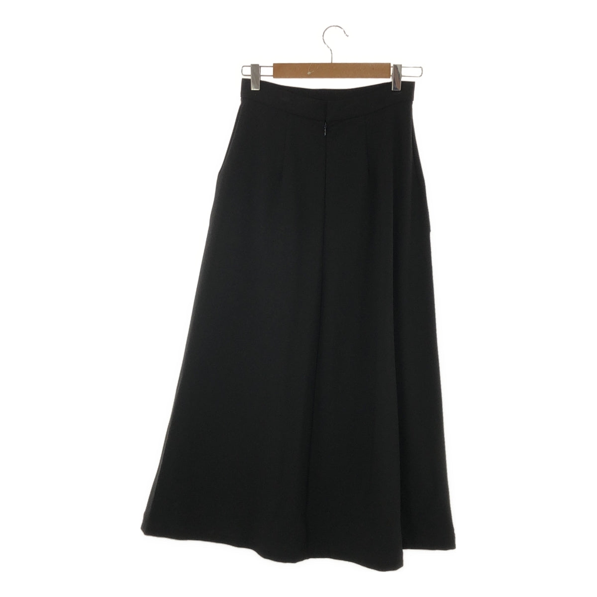 ENFOLD | Rayon blend patch pocket high waist stretch long skirt | 38 | Women's