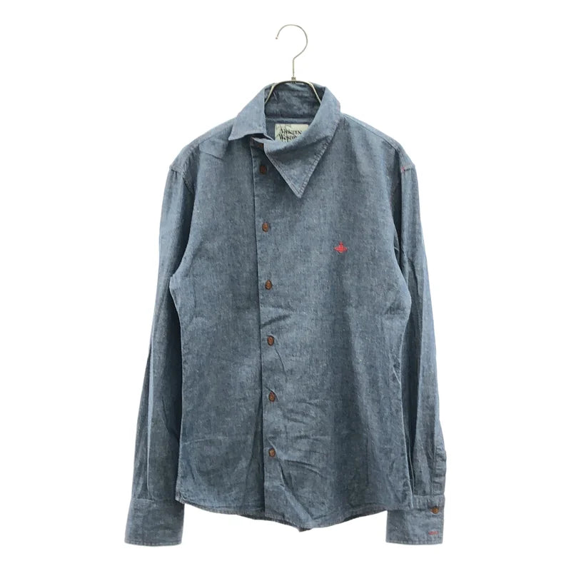 Vivienne Westwood MAN / 비비안 웨스트우드 맨 | 비대칭 샴브레이 셔츠 | 44 | 남성