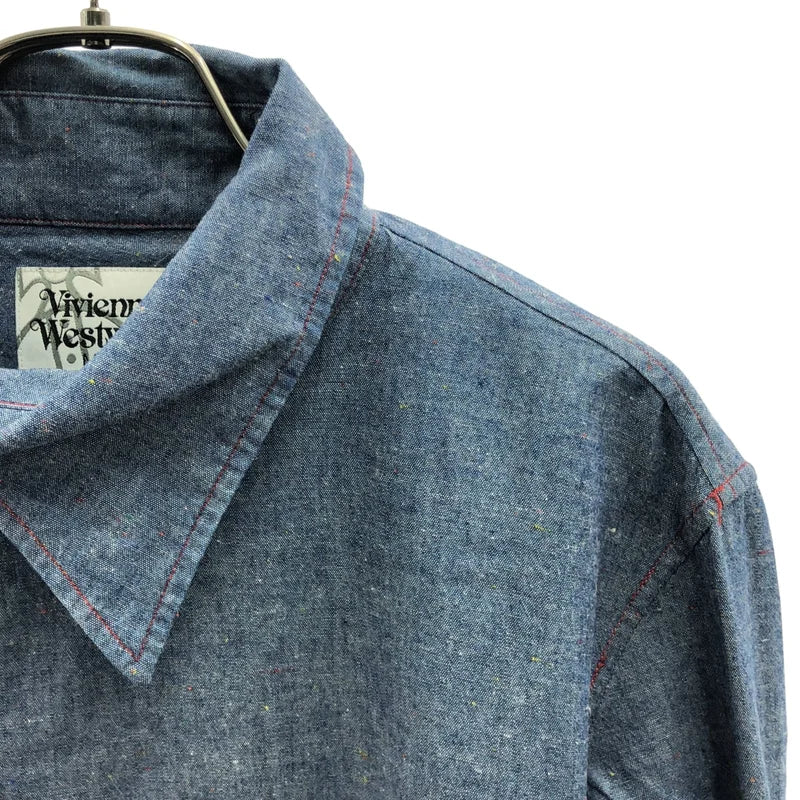 Vivienne Westwood MAN / 비비안 웨스트우드 맨 | 비대칭 샴브레이 셔츠 | 44 | 남성