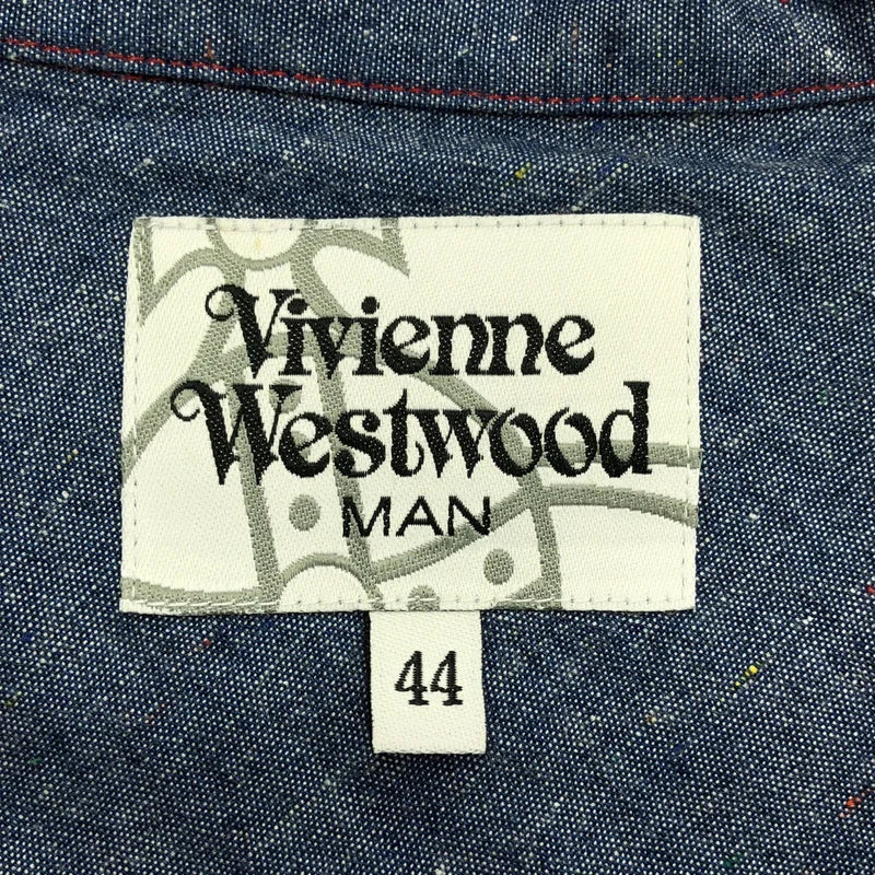 Vivienne Westwood MAN / 비비안 웨스트우드 맨 | 비대칭 샴브레이 셔츠 | 44 | 남성