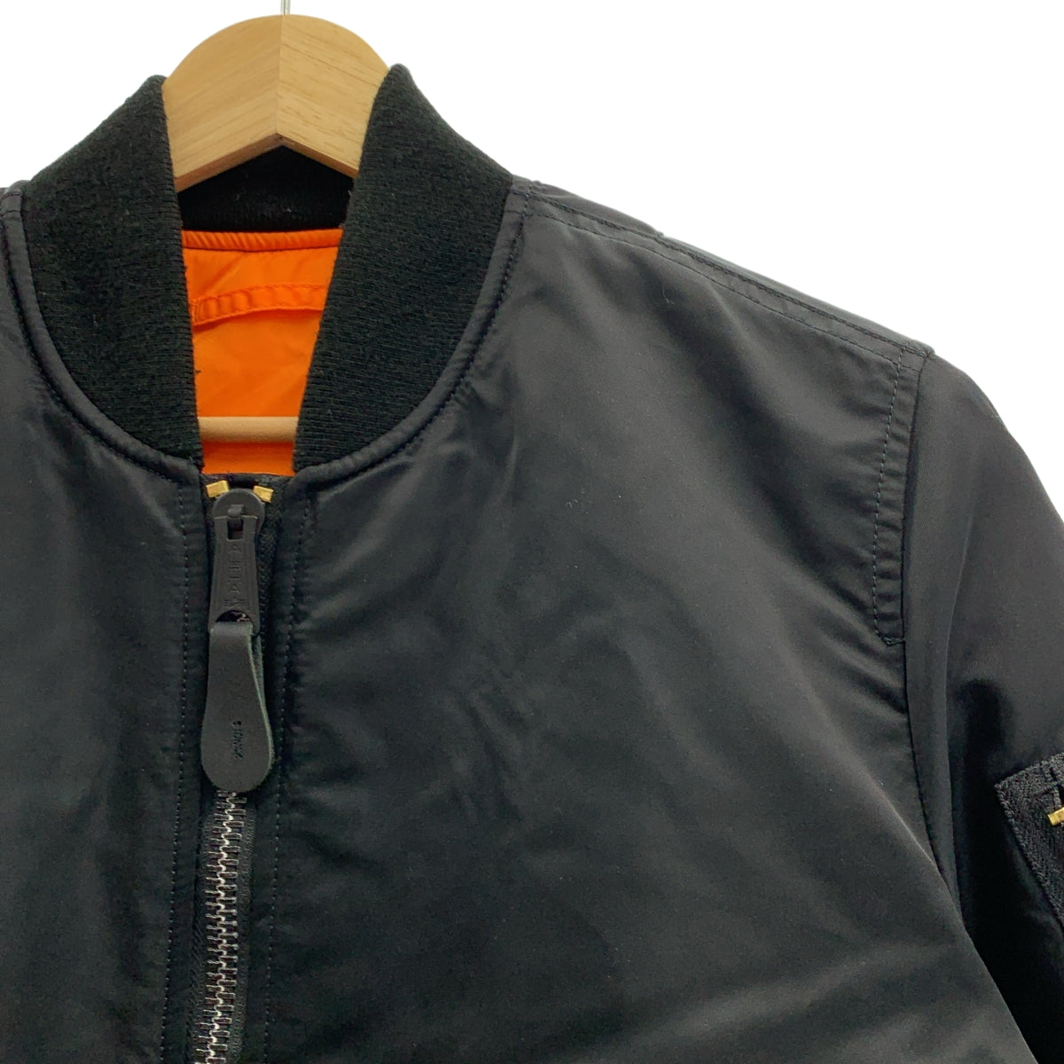 ALPHA INDUSTRIES / 알파 인더스트리즈 | MA-1 / 20004-401 군사 비행 폭격기 재킷 블루존 | S | 남성