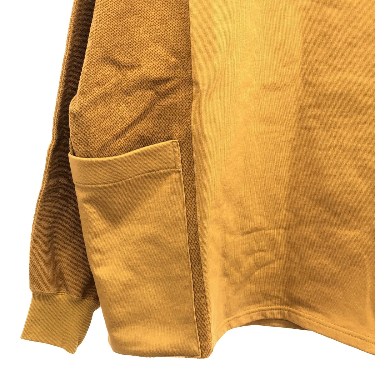 [New] prasthana / Prasthana | reverse dolman sleeve crew neck | M | Mustard | Men's