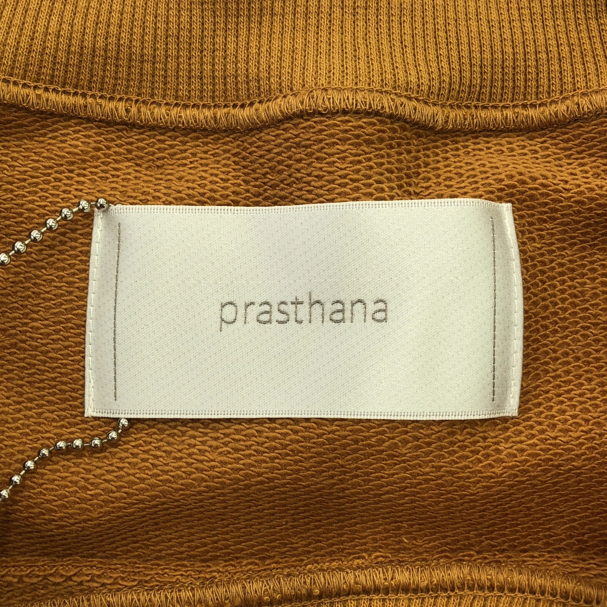 【신품】 prasthana / 프라스타나 | reverse dolman sleeve crew neck | M | 겨자 | 남성