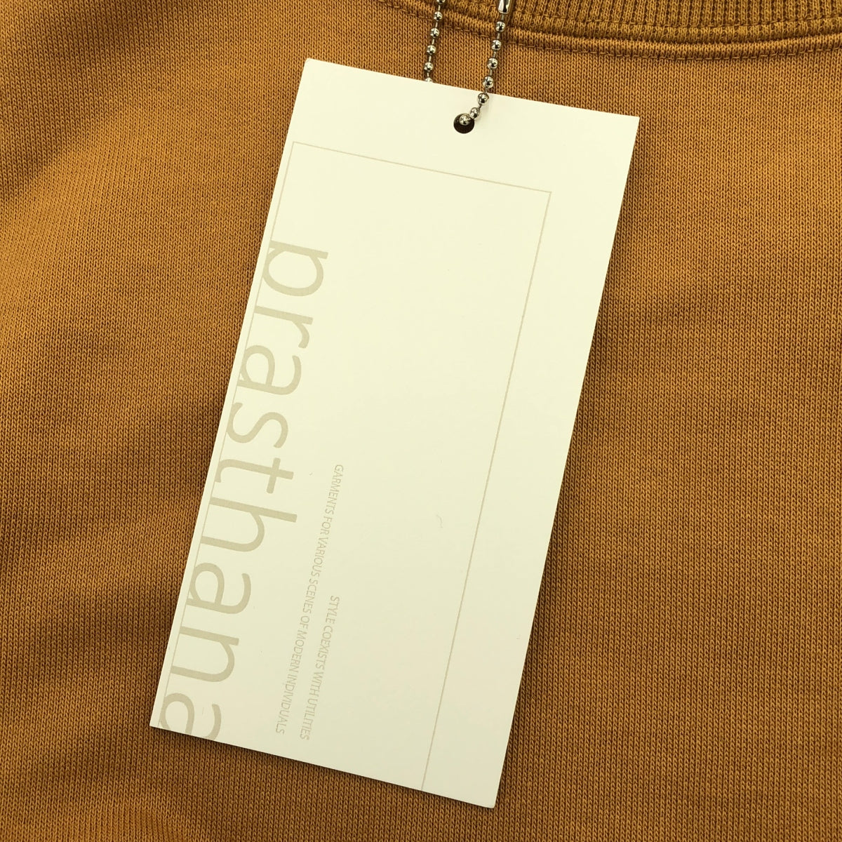 [New] prasthana / Prasthana | reverse dolman sleeve crew neck | M | Mustard | Men's