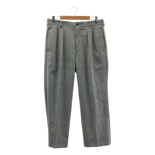 MAATEE &amp; SONS / 마티 &amp; 샌즈 | 영원한 SLACKS 글렌 체크 슬랙스 팬츠 | 3 | 남성