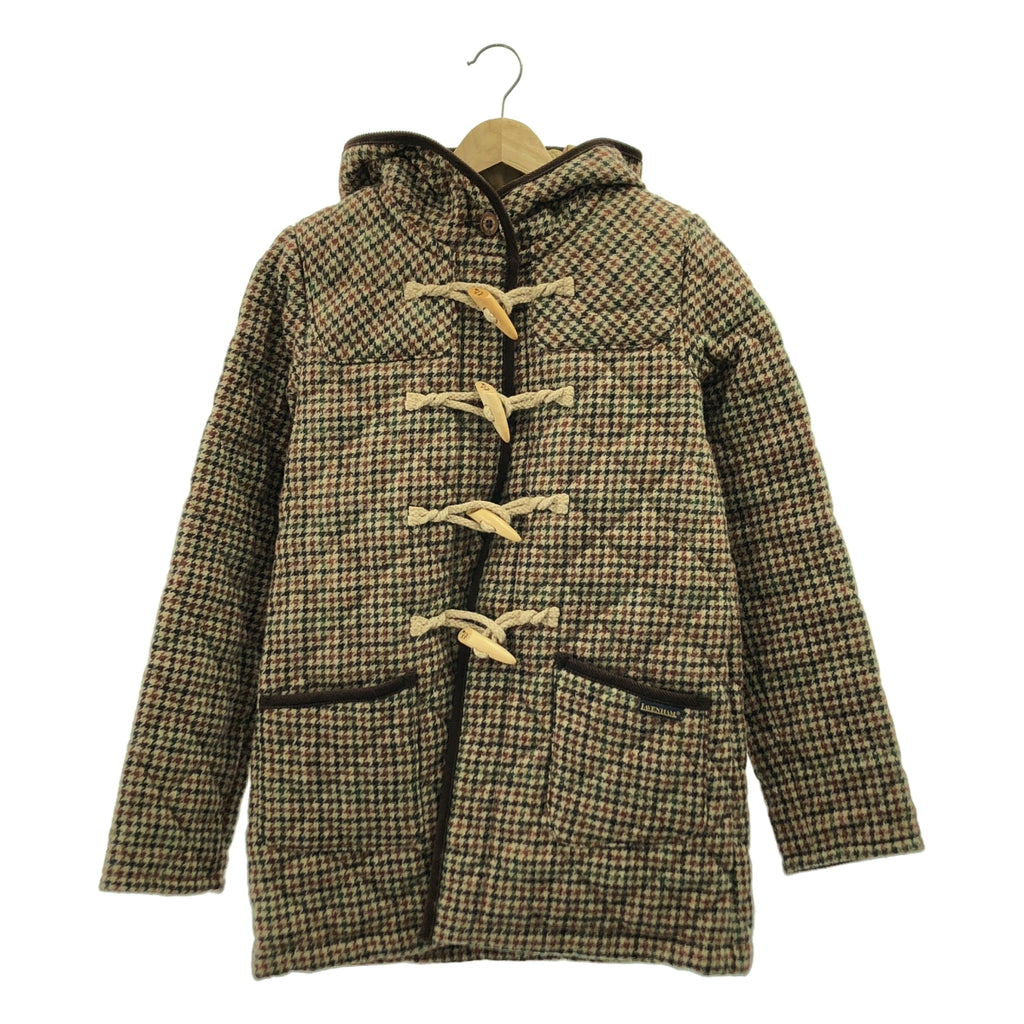 LAVENHAM / ラベンハム | ウール キルティング ダッフルコート フーディ | 36 | レディース