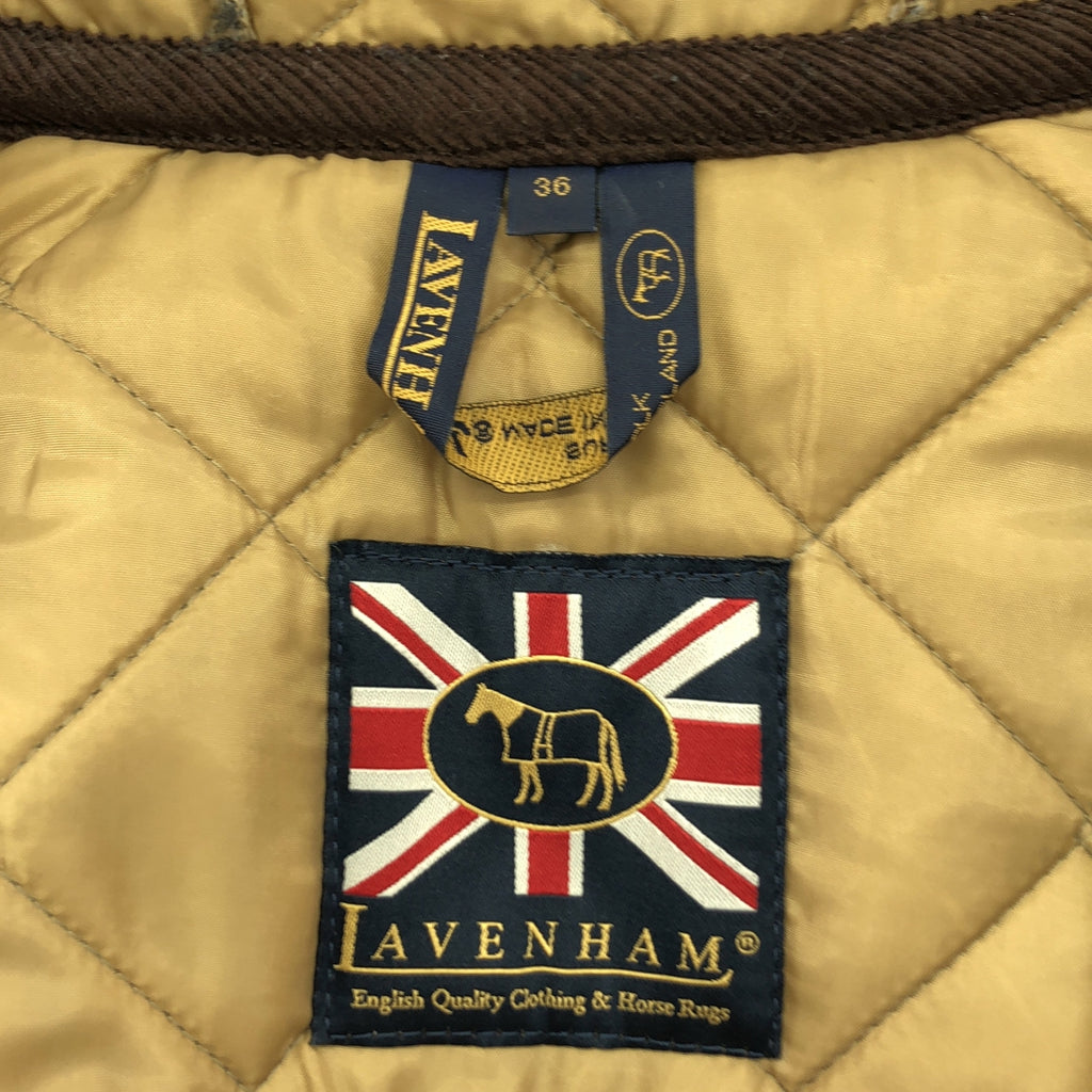 LAVENHAM / ラベンハム | ウール キルティング ダッフルコート フーディ | 36 | レディース
