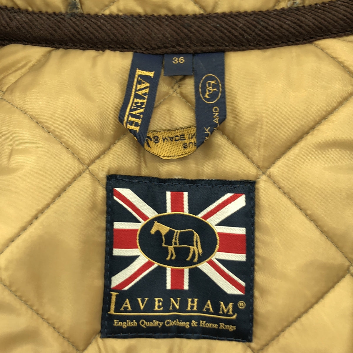LAVENHAM / ラベンハム | ウール キルティング ダッフルコート フーディ | 36 | レディース
