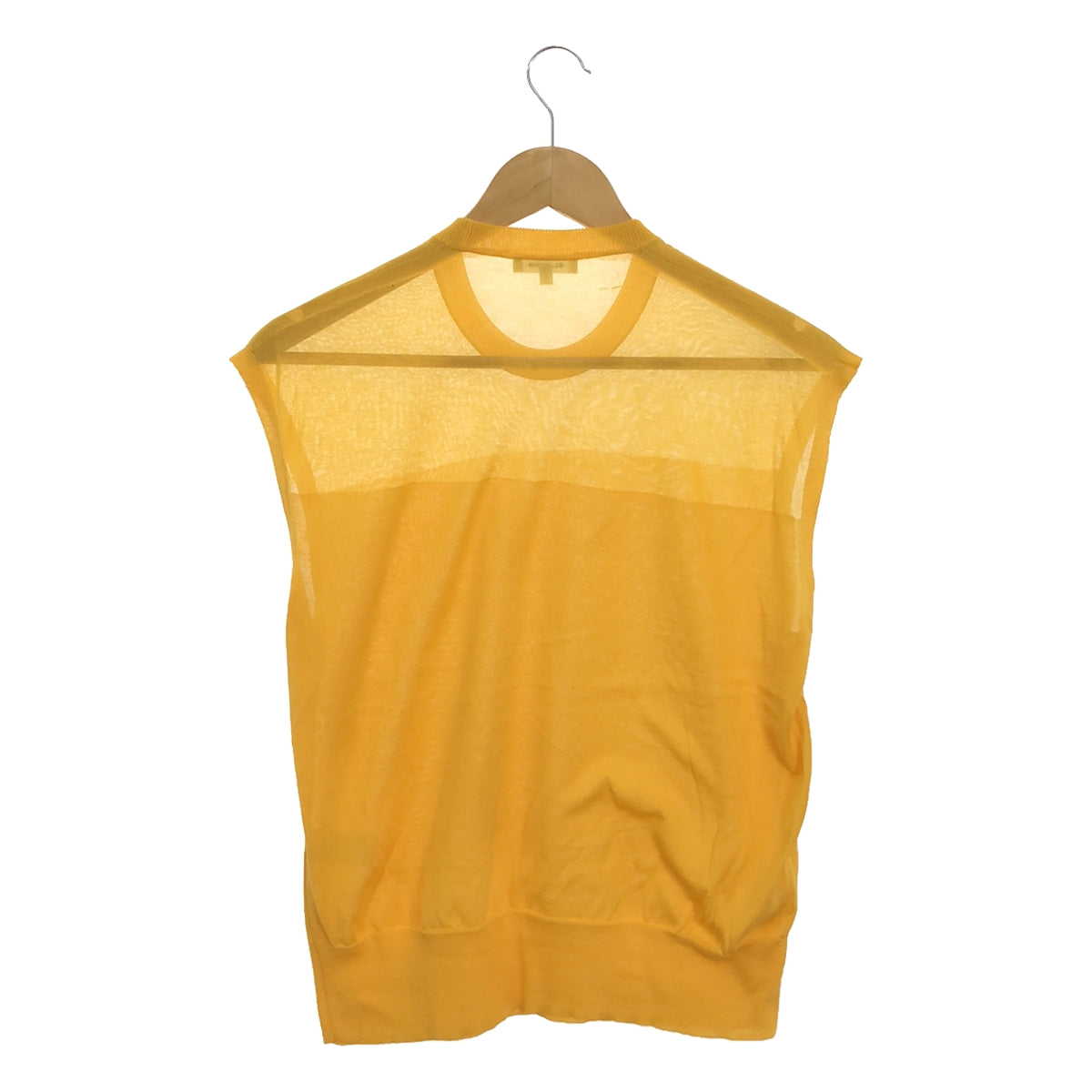 BLAMINK | Cotton sleeveless summer knit | 36 | Orange | Women's