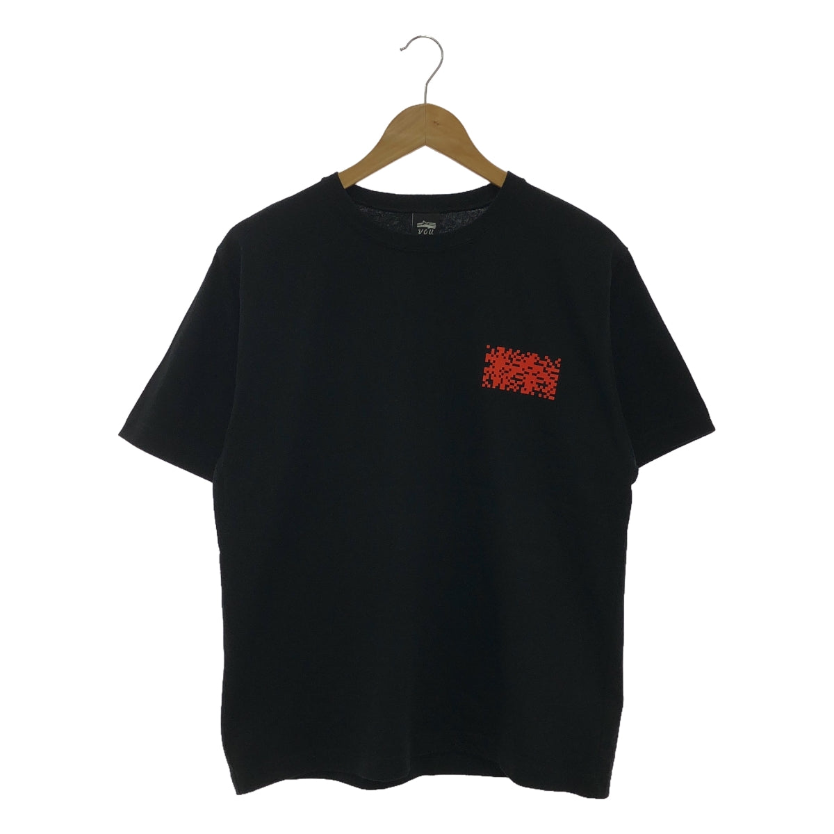 VOU / Bar | Double-sided print crew neck T-shirt cut and sew | M | Men's