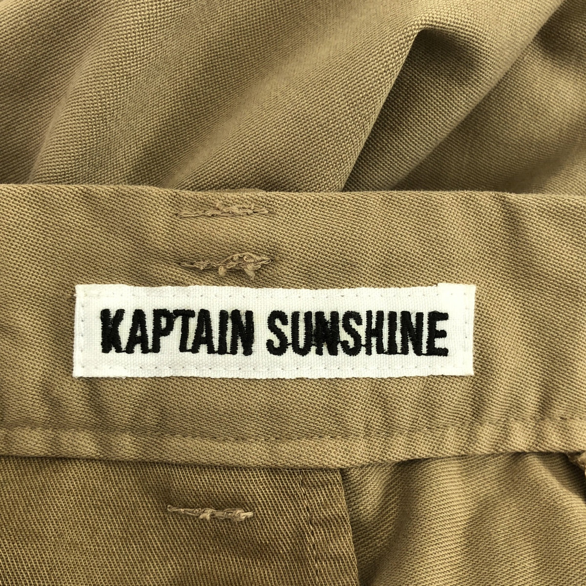 Kaptain Sunshine / 캡틴 선샤인 | 2022AW | Scottish Sideseemless Trousers