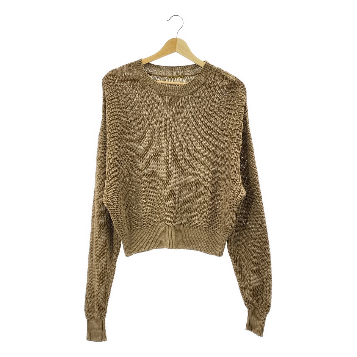 L'Appartement DEUXIEME CLASSE / アパルトモンドゥーズィエムクラス | 2023SS | LINEN BOYS KNIT / リネン ボーイズ ニット | F | レディース