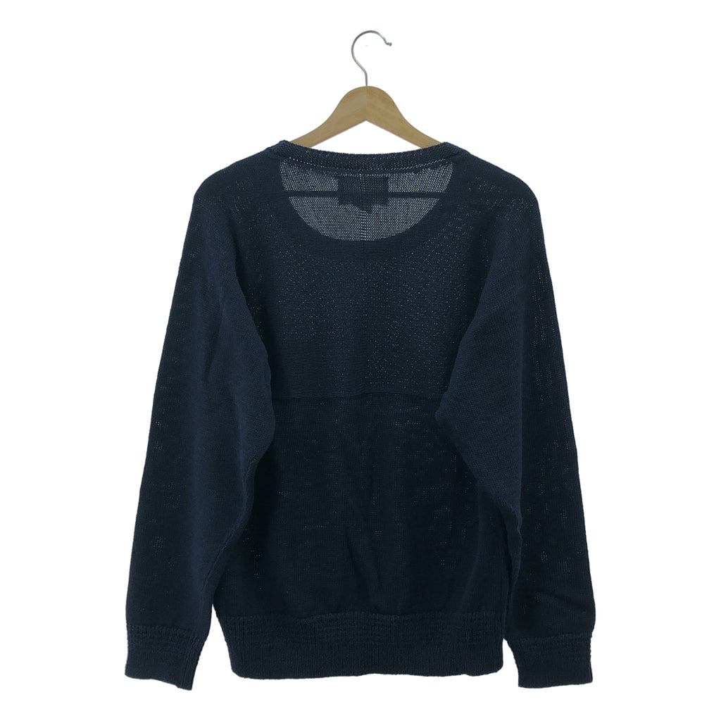 nanamica / ナナミカ | COOLMAX Crew Neck Sweater / ポケット ニット セーター | L | ネイビー | メンズ