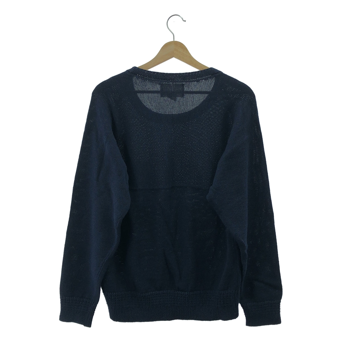 nanamica / ナナミカ | COOLMAX Crew Neck Sweater / ポケット ニット セーター | L | ネイビー | メンズ