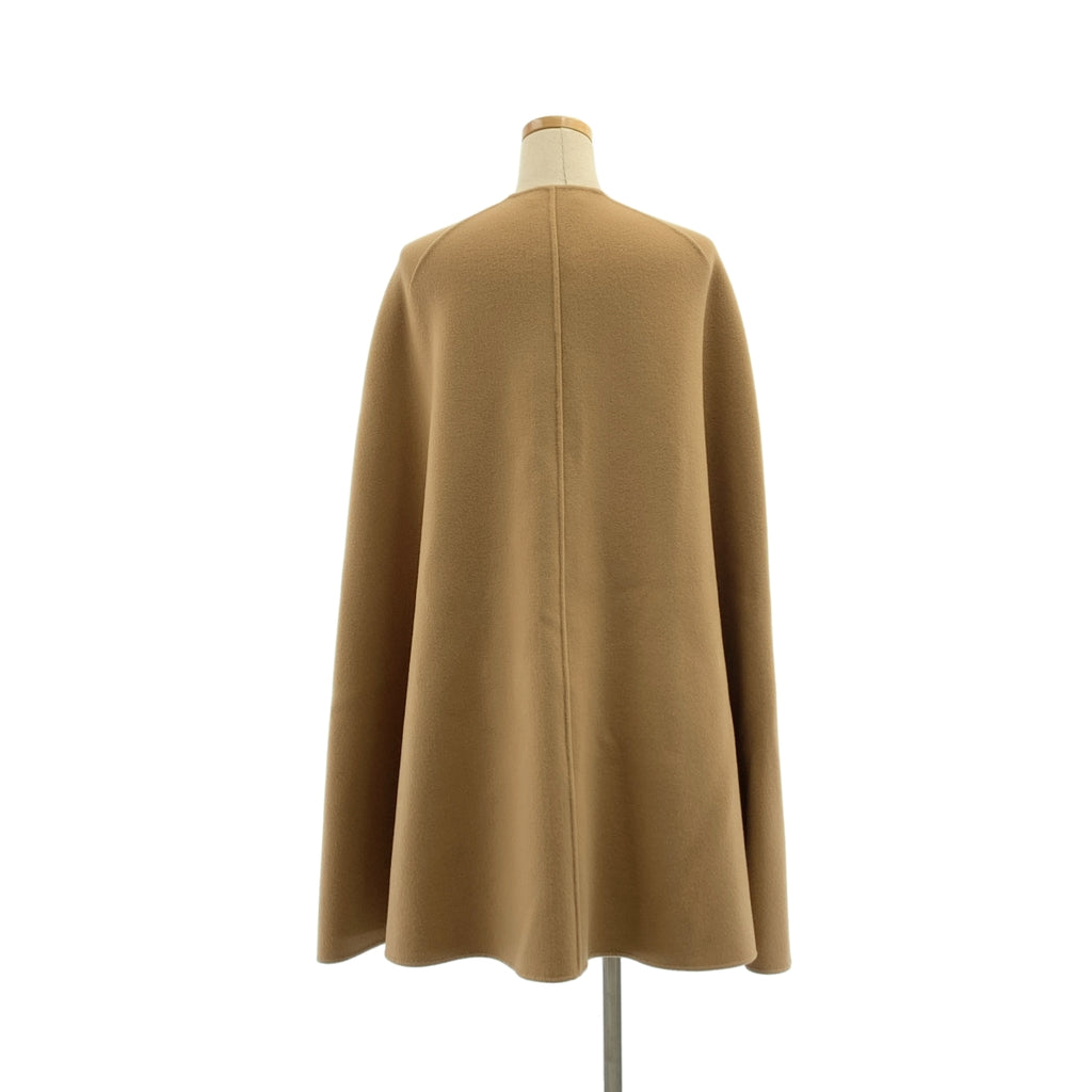j. / 제이닷 | 울 노 컬러 케이프 망토 코트 | M | 여성