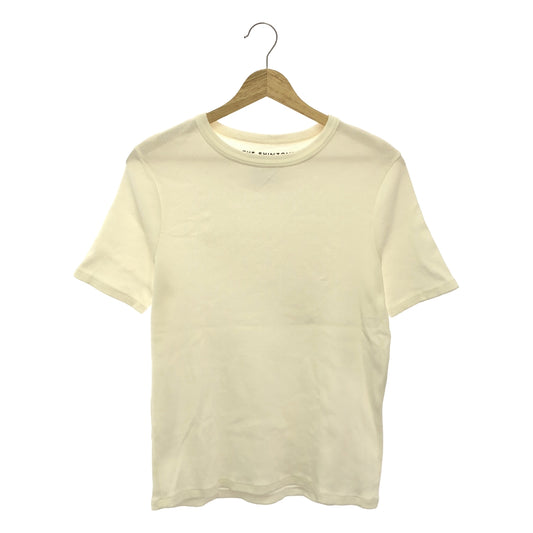 Shinzone | Cotton Rib Crew Neck T-Shirt | F | White | Women's