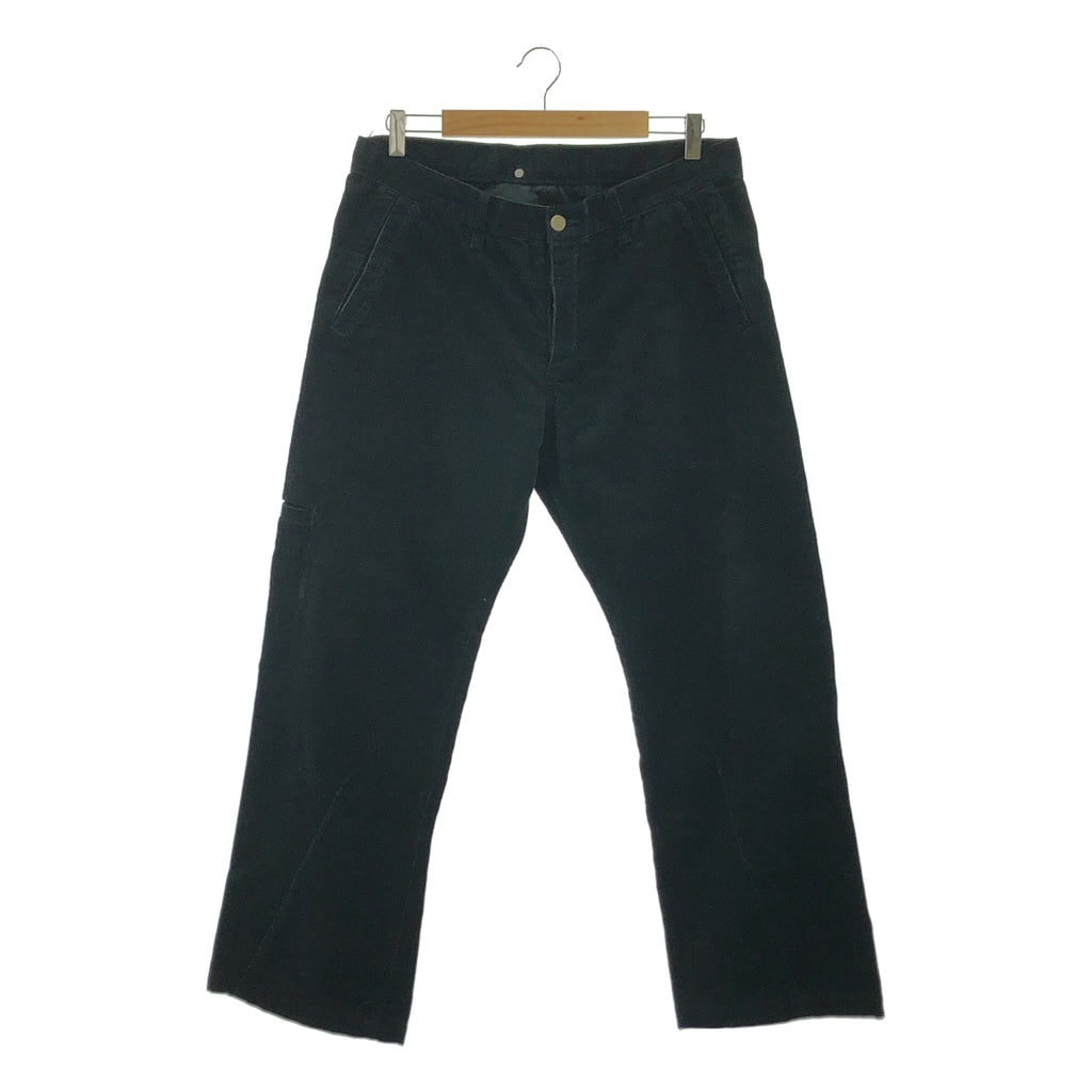 COMME des GARCONS HOMME / 콤데 갤슨 옴므 | 2008AW | 염색 가공 코듀로이 와이드 팬츠 | S | 남성