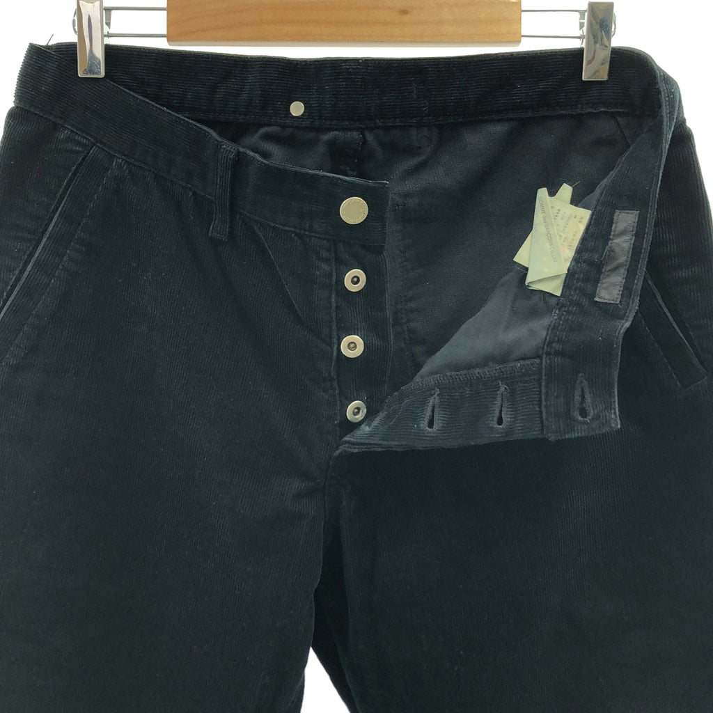 COMME des GARCONS HOMME / 콤데 갤슨 옴므 | 2008AW | 염색 가공 코듀로이 와이드 팬츠 | S | 남성