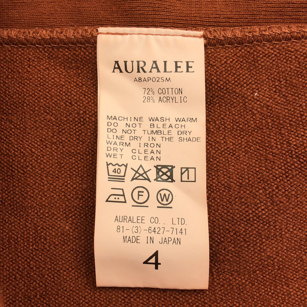 AURALEE | 超輕耐磨運動派克大衣 | 4碼 | 紅棕色 | 男款