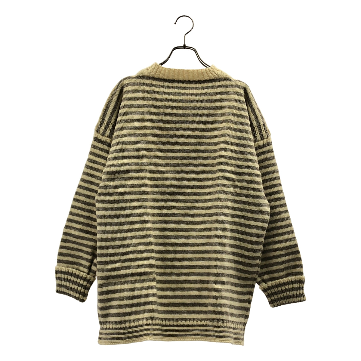 LE TRICOTEUR | 鑲邊針織甘地毛衣 | 48碼 | 男士