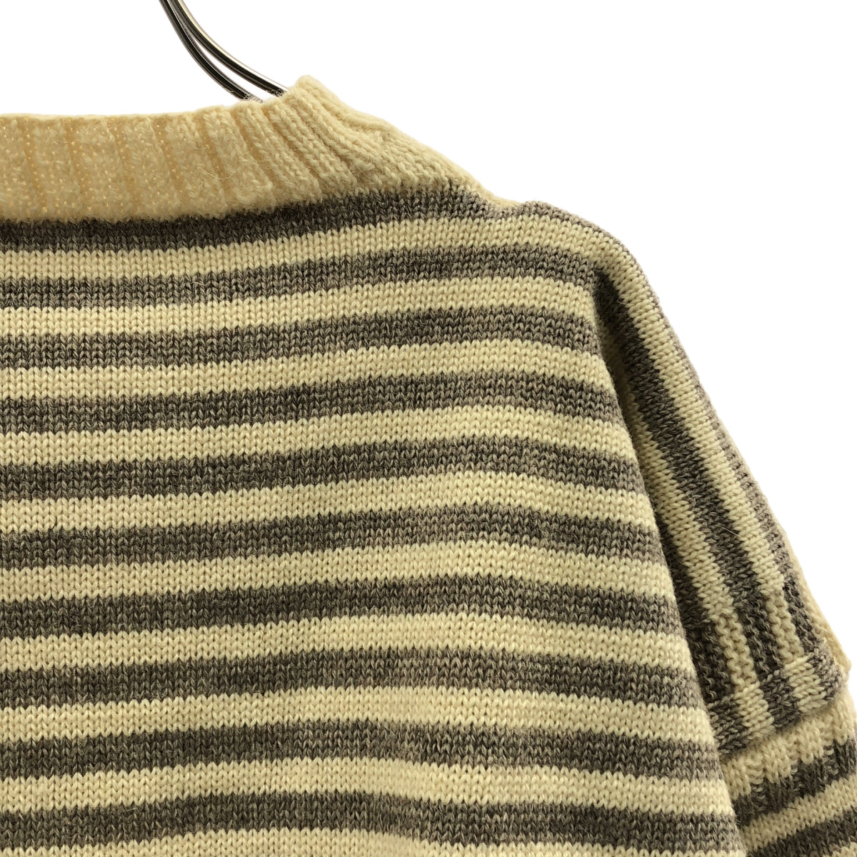 LE TRICOTEUR | 鑲邊針織甘地毛衣 | 48碼 | 男士