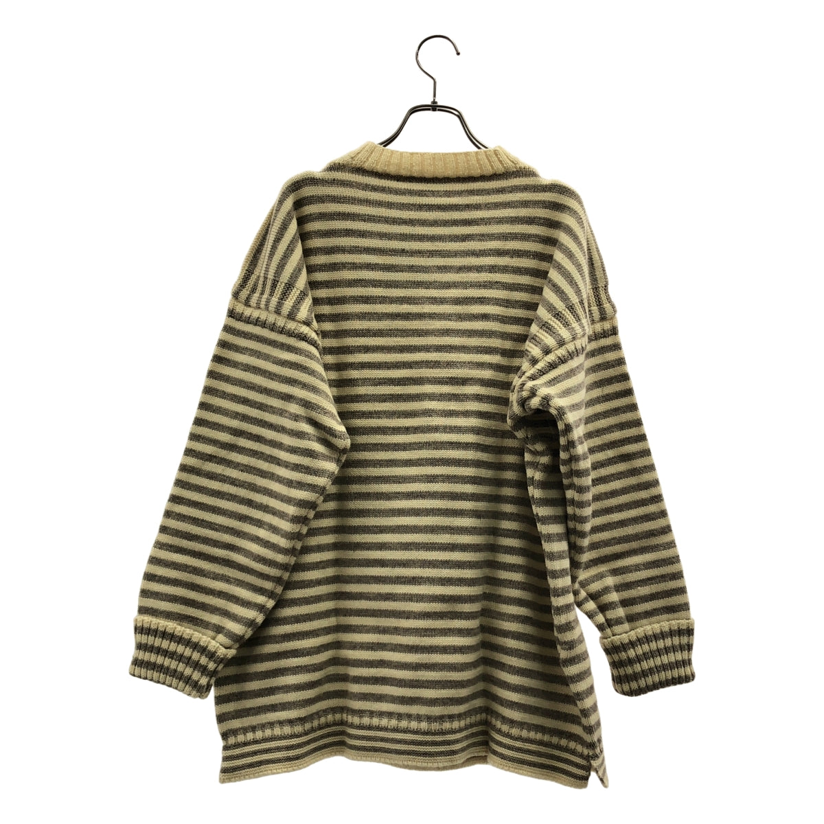 LE TRICOTEUR | 鑲邊針織甘地毛衣 | 48碼 | 男士