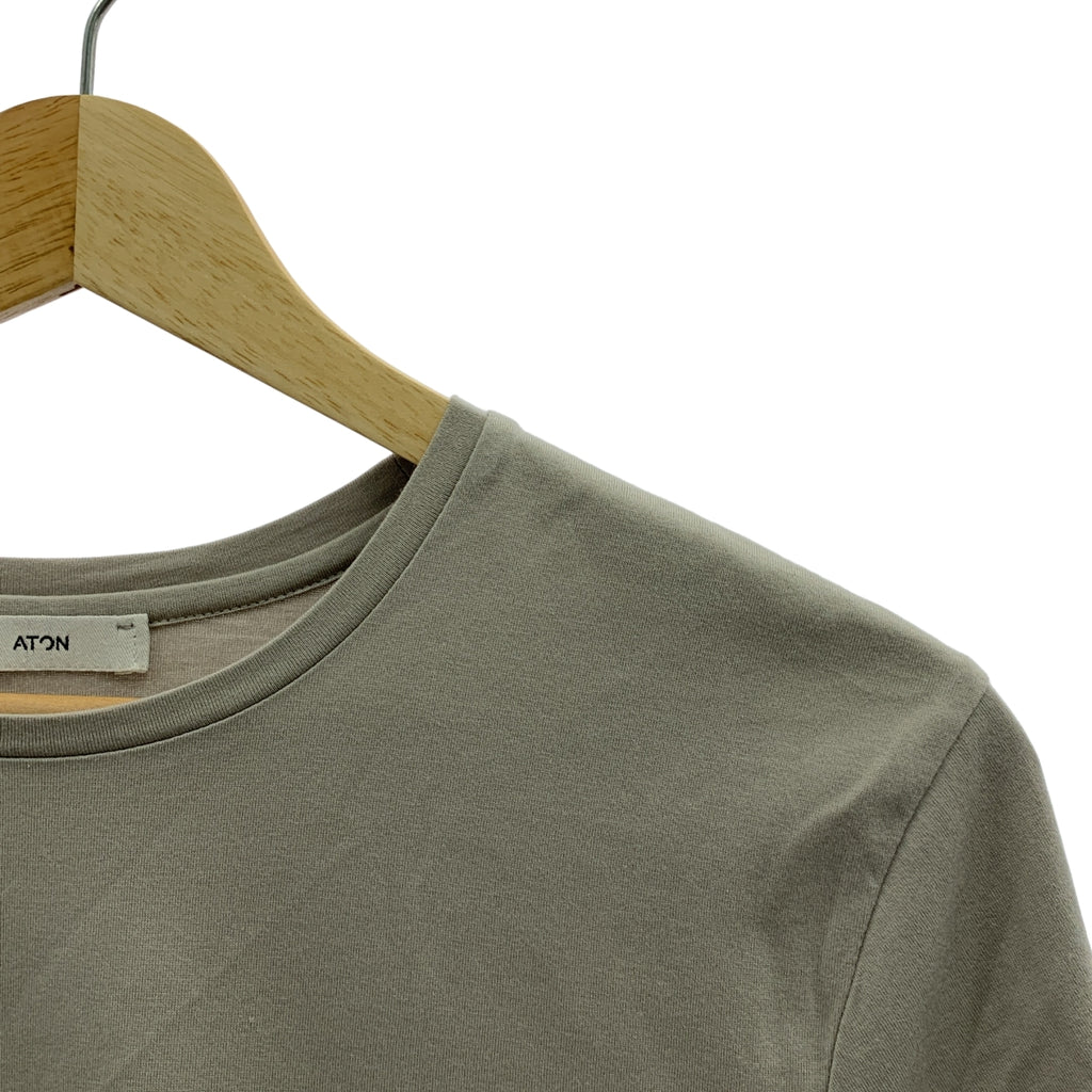 ATON / エイトン | SUVIN 60/2 PERFECT FIT T-SHIRT スビンコットン パーフェクトフィットTシャツ | 01 | レディース