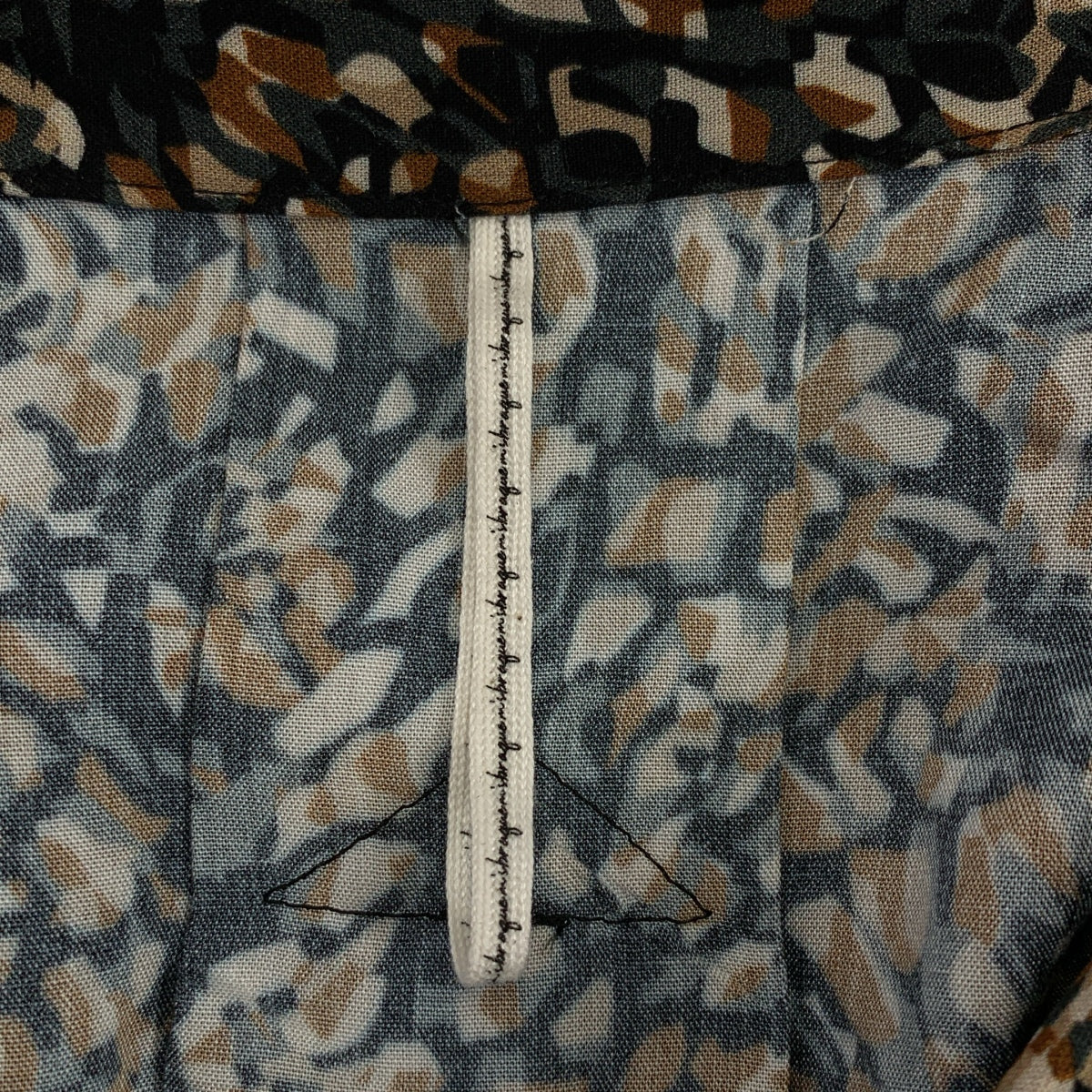 m's braque / M's 黑色 | 人造絲全印花開領襯衫 | 尺寸 36 | 男款