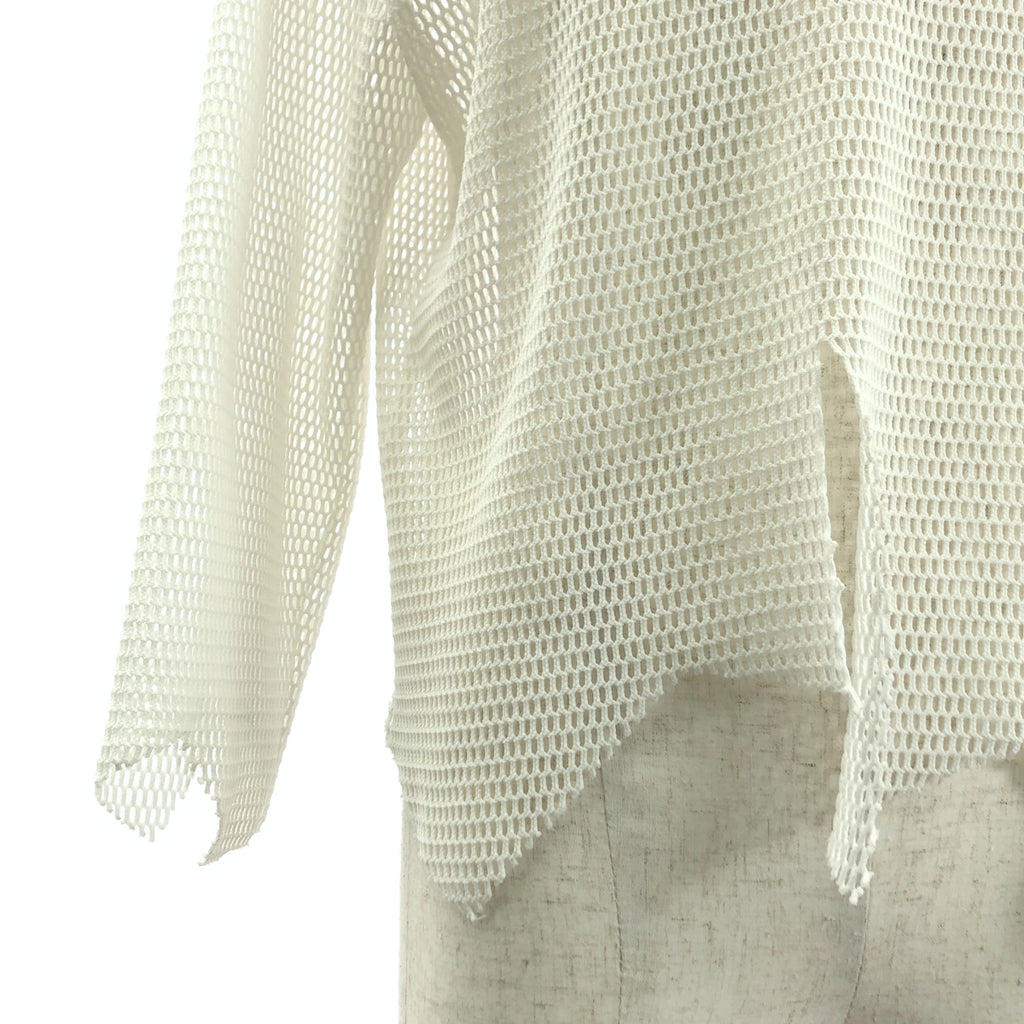 BLACK COMME des GARCONS / 블랙콤 데 갤슨 | 폴리에스테르 변형 메쉬 크루넥 T셔츠 컷소우 | S | 맨즈