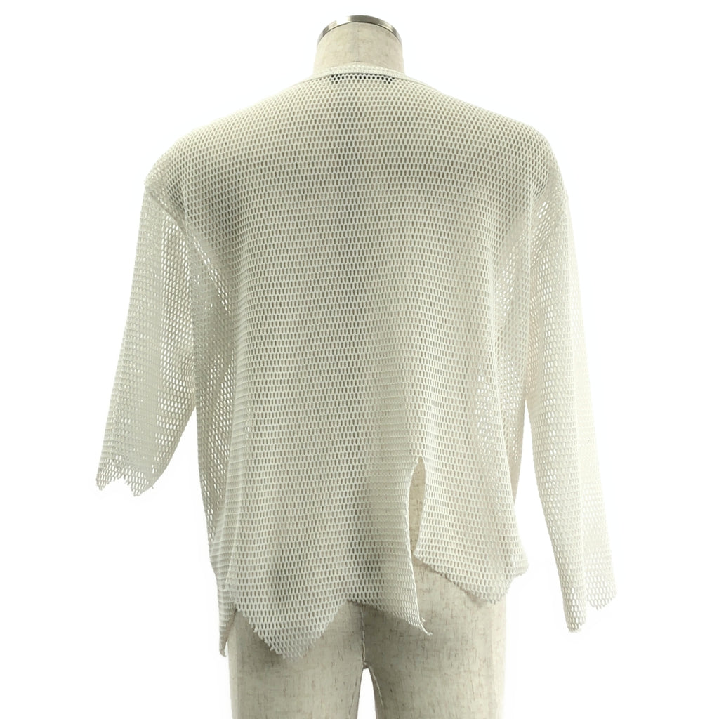 BLACK COMME des GARCONS / 블랙콤 데 갤슨 | 폴리에스테르 변형 메쉬 크루넥 T셔츠 컷소우 | S | 맨즈