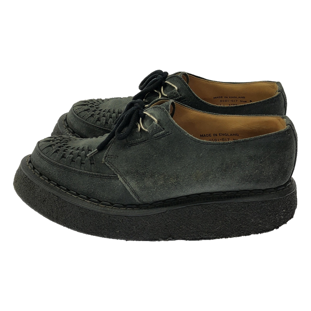 GEORGE COX | 3588/VIB GIBSON Suede Rubber Sole Shoes | 8 | Men's