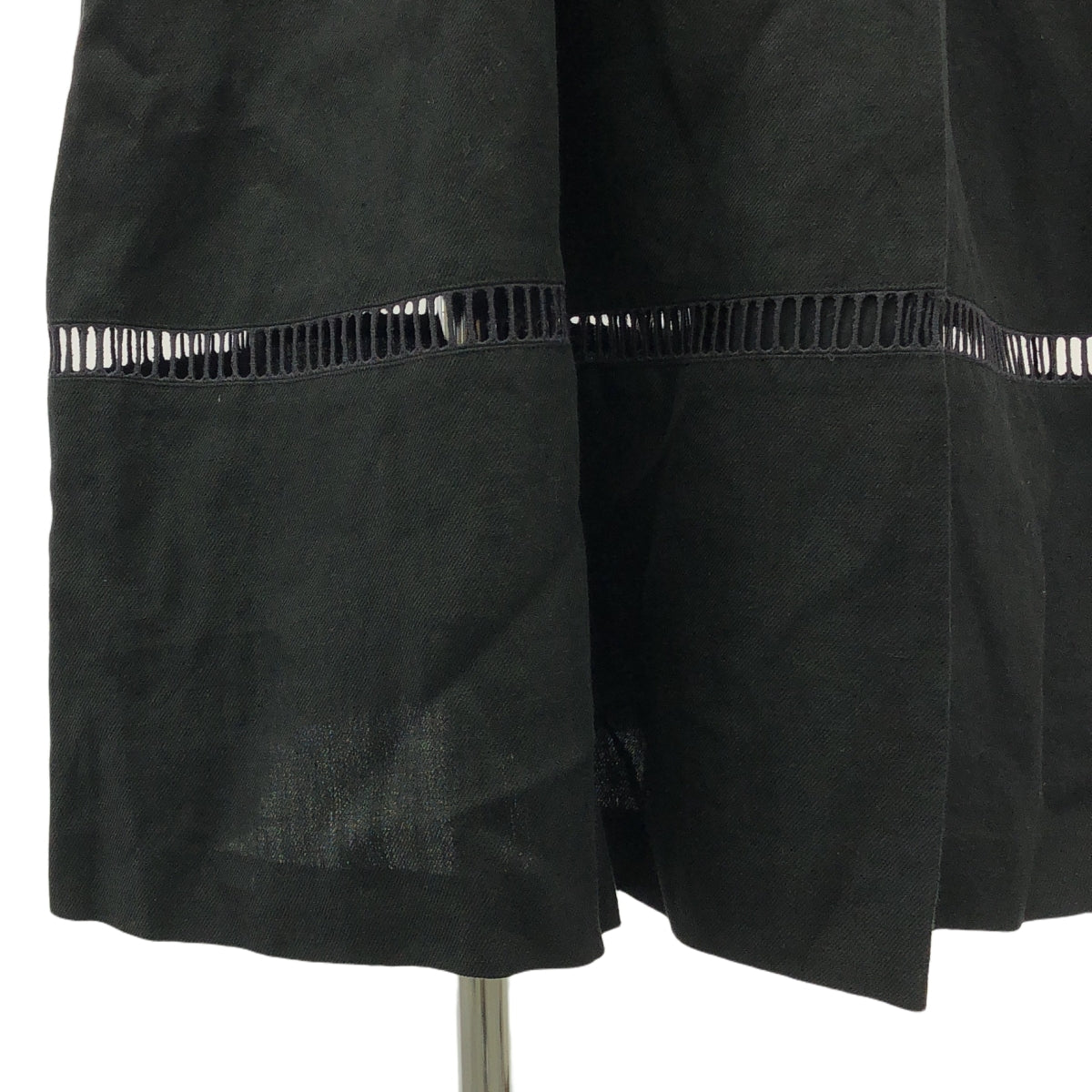 UNION LAUNCH | 亞麻寬袖洋裝 | XS | 黑色 | 女款