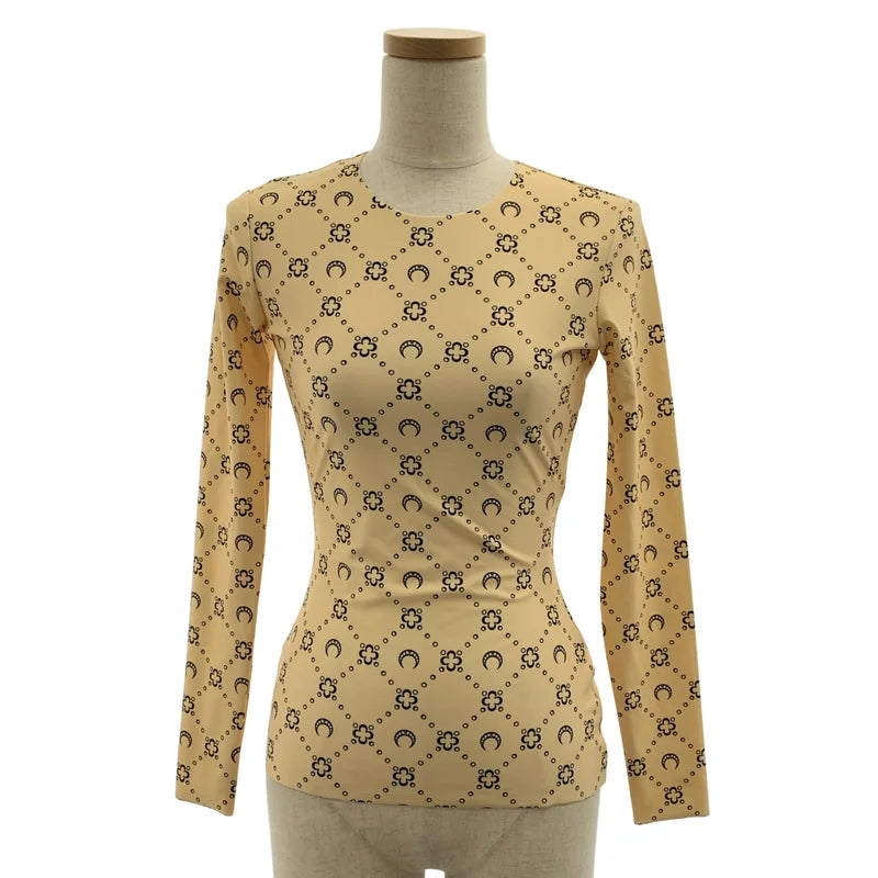 MARINE SERRE / 마린 세르 | 세컨드 스킨 모노그램 컷소 | S | 여성