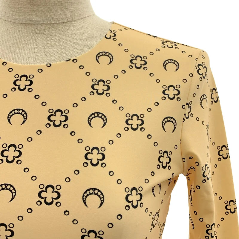 MARINE SERRE / 마린 세르 | 세컨드 스킨 모노그램 컷소 | S | 여성