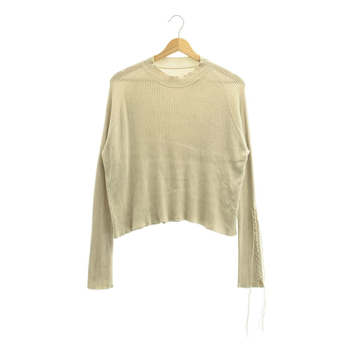 ワイズ ヨウジヤマモト 24AW ジャカードニットカットソー ヨウジヤマモト ファムYohji Yamamoto FEMME モノグラム