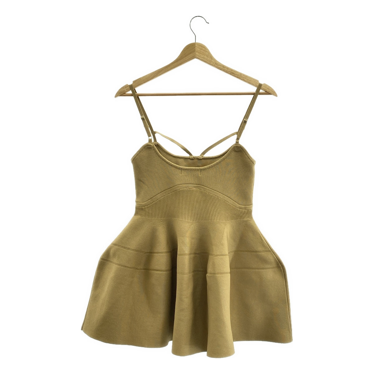 Maison Special / 메종 스페셜 | Knit Peplum Top 니트 페플럼 탑스 | F | 베이지 | 여성