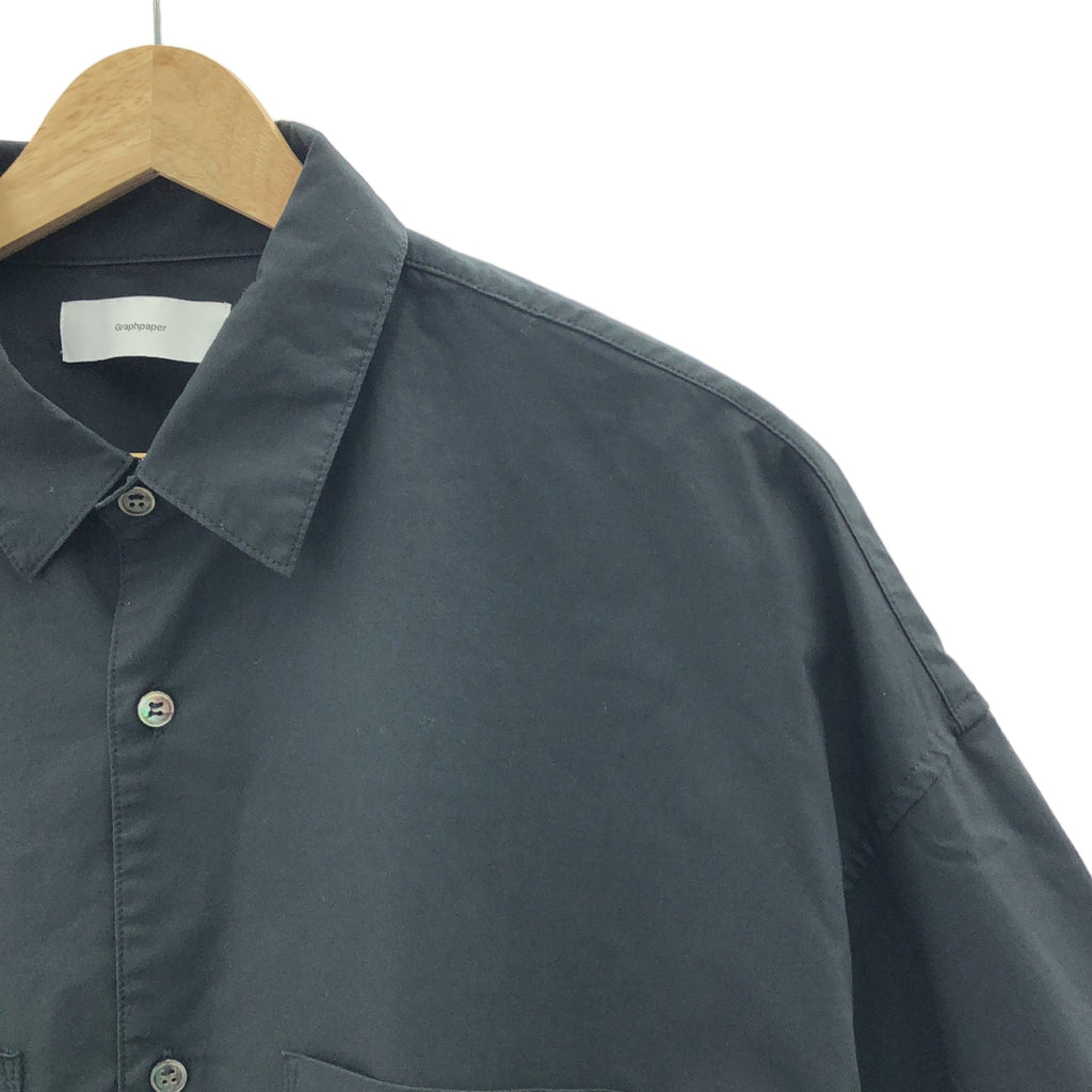 Graphpaper / グラフペーパー | 2023SS | Oversized Box Shirt オーバーサイズ ボックス シャツ | F | ブラック | メンズ