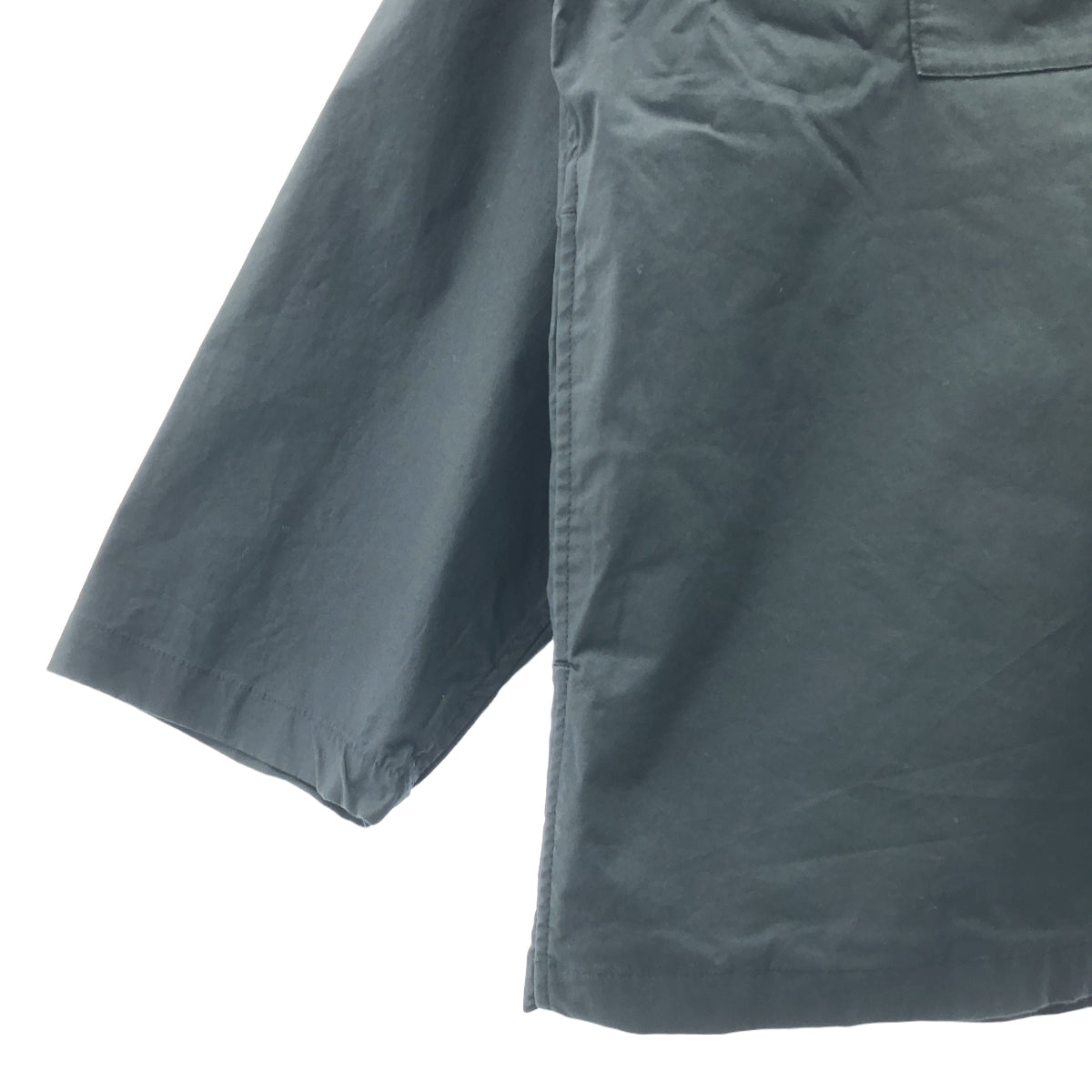 Graphpaper / 그래프 종이 | 2023SS | Oversized Box Shirt 오버사이즈 박스 셔츠 | F | 블랙 | 남성