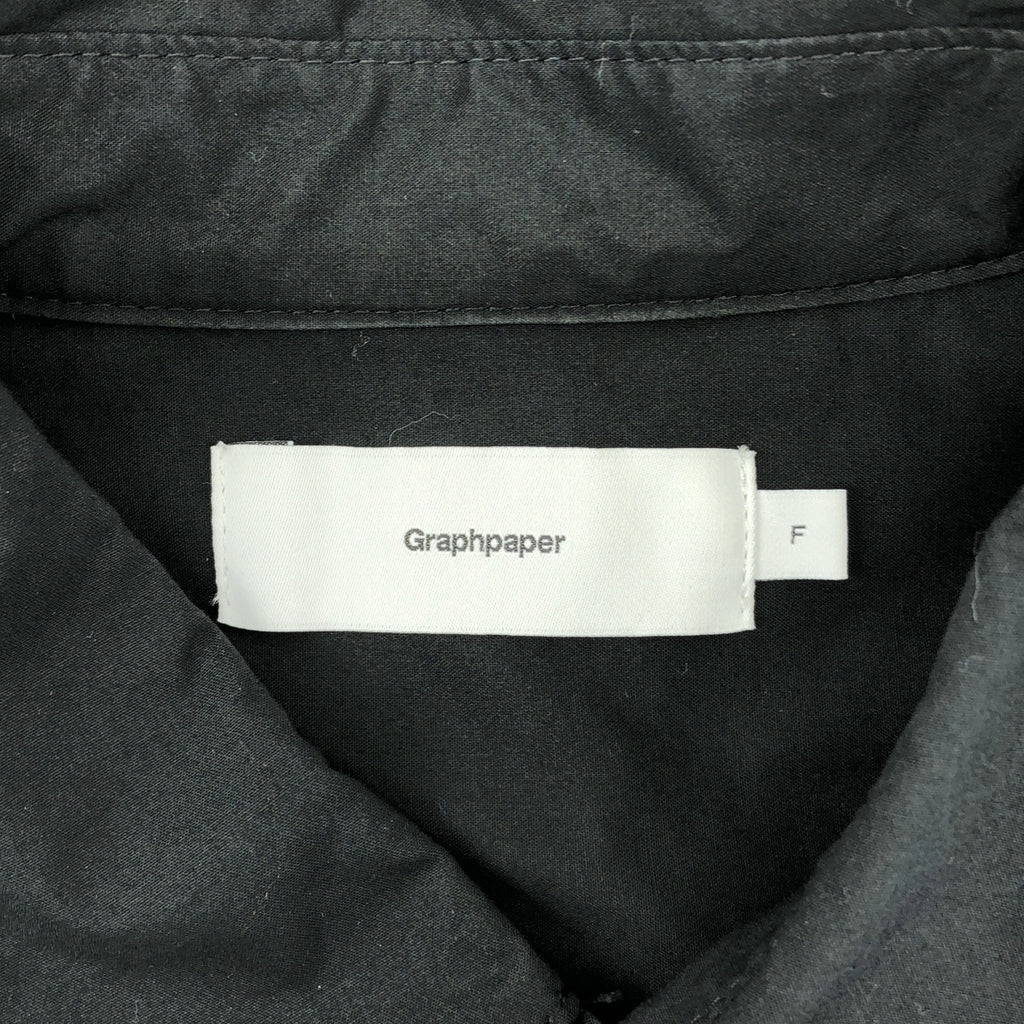 Graphpaper / グラフペーパー | 2023SS | Oversized Box Shirt オーバーサイズ ボックス シャツ | F | ブラック | メンズ
