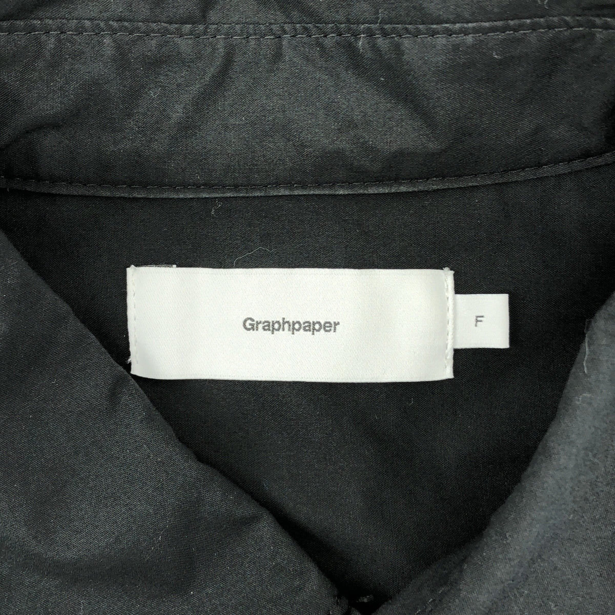 Graphpaper / グラフペーパー | 2023SS | Oversized Box Shirt オーバーサイズ ボックス シャツ | F | ブラック | メンズ