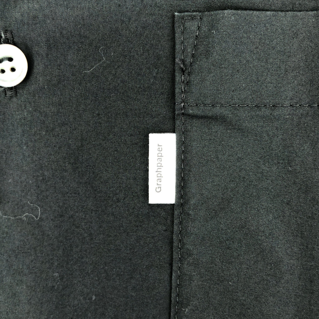 Graphpaper / グラフペーパー | 2023SS | Oversized Box Shirt オーバーサイズ ボックス シャツ | F | ブラック | メンズ