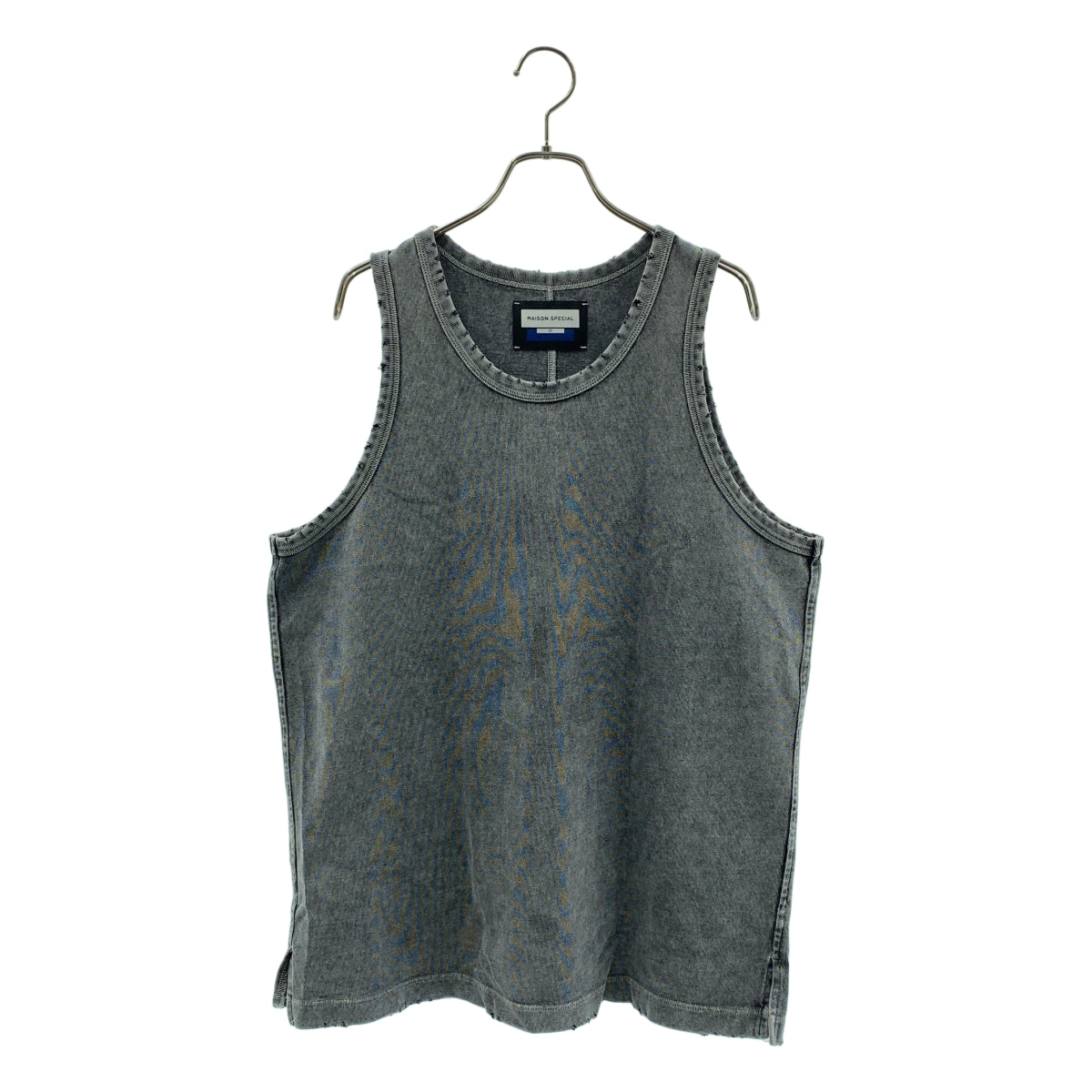 Maison Special / 메종 스페셜 | Chemical Over-Dye Fraise Layered Square Tank Top / 오버 실루엣 탱크탑 컷소우 | 1 |