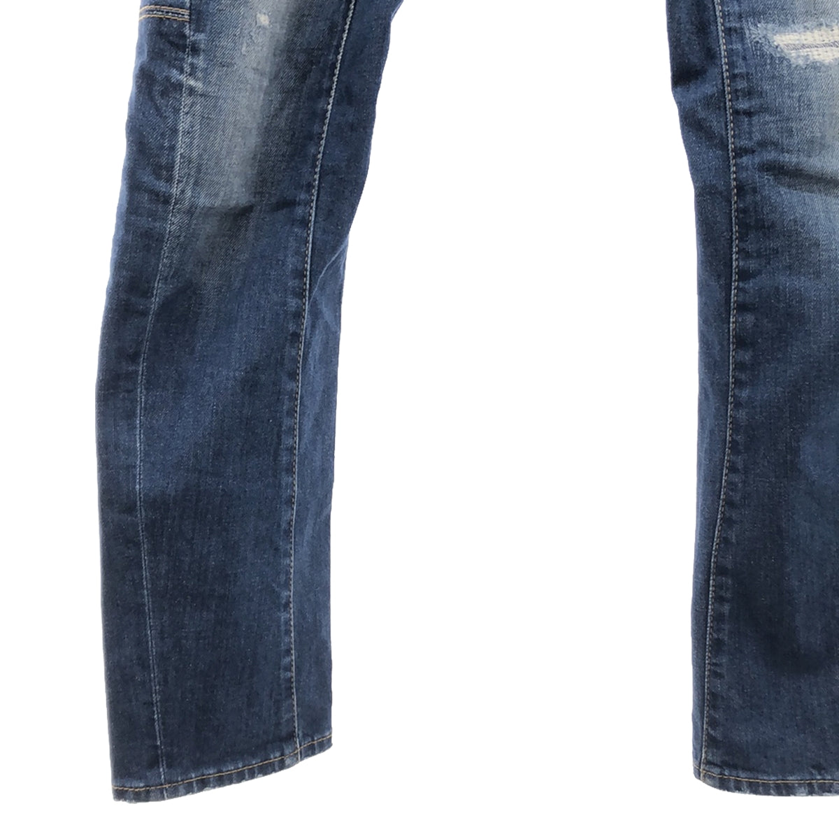 DSQUARED2 / ディースクエアード | 2020SS | TIDY BIKER タイディ バイカー ダメージ リペア加工 ストレッチデニムパンツ | 46 | インディゴ | メンズ
