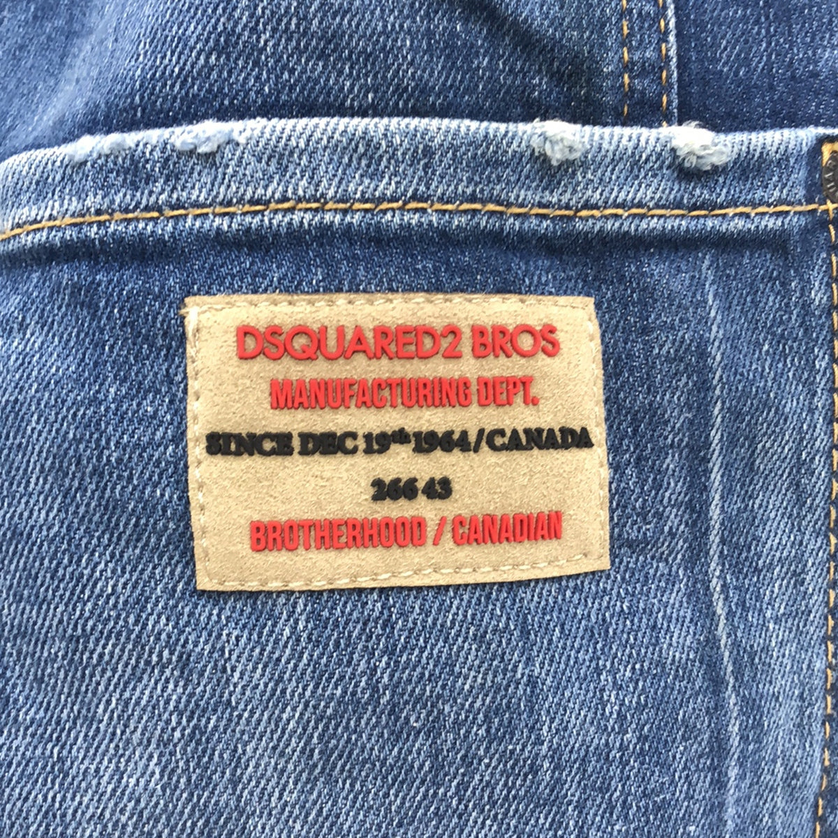 DSQUARED2 / ディースクエアード | 2020SS | TIDY BIKER タイディ バイカー ダメージ リペア加工 ストレッチデニムパンツ | 46 | インディゴ | メンズ