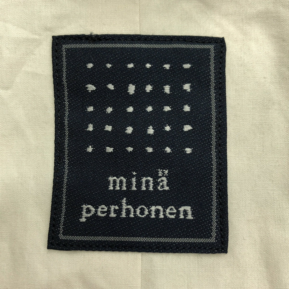 【美品】  mina perhonen / ミナペルホネン | 2023AW | forestwave × tambourine / フォレストウェーブ タンバリン 総柄 エンブロイダリー ブルゾン ジャケット / 総裏地 | 38 | smoky green | レディース