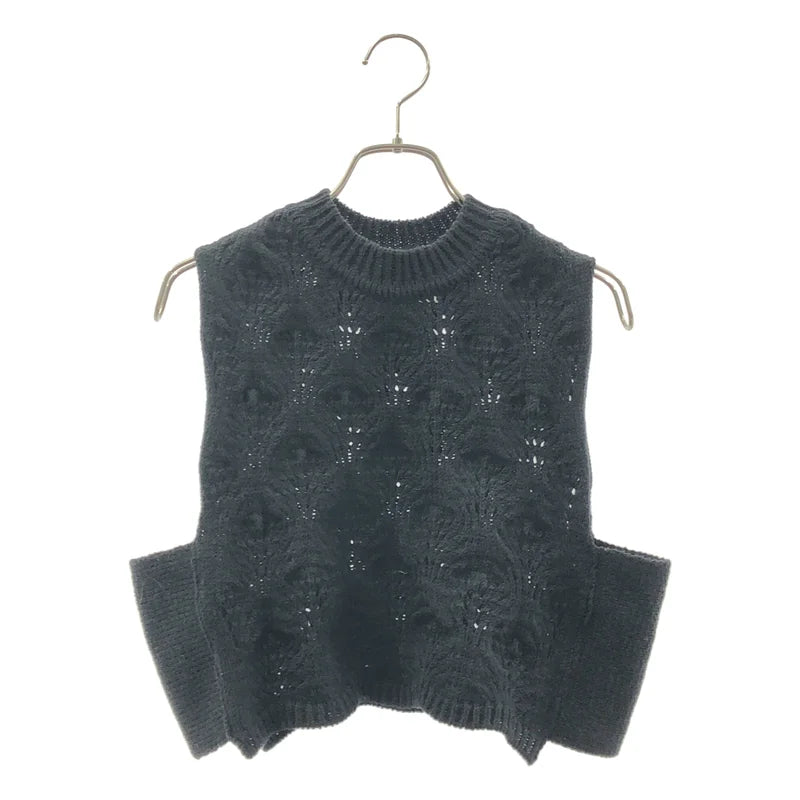TAN / タン | ウール ニット ビスチェ ベスト | F | レディース